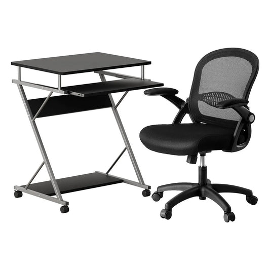 Artiss Computer Desk Mesh Office Chair Set Desks