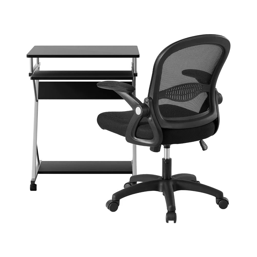 Artiss Computer Desk Mesh Office Chair Set Desks