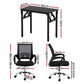 Black office chair for desk and study spaces