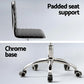 Artiss Computer Desk Office Chair PU Leather Set Foldable