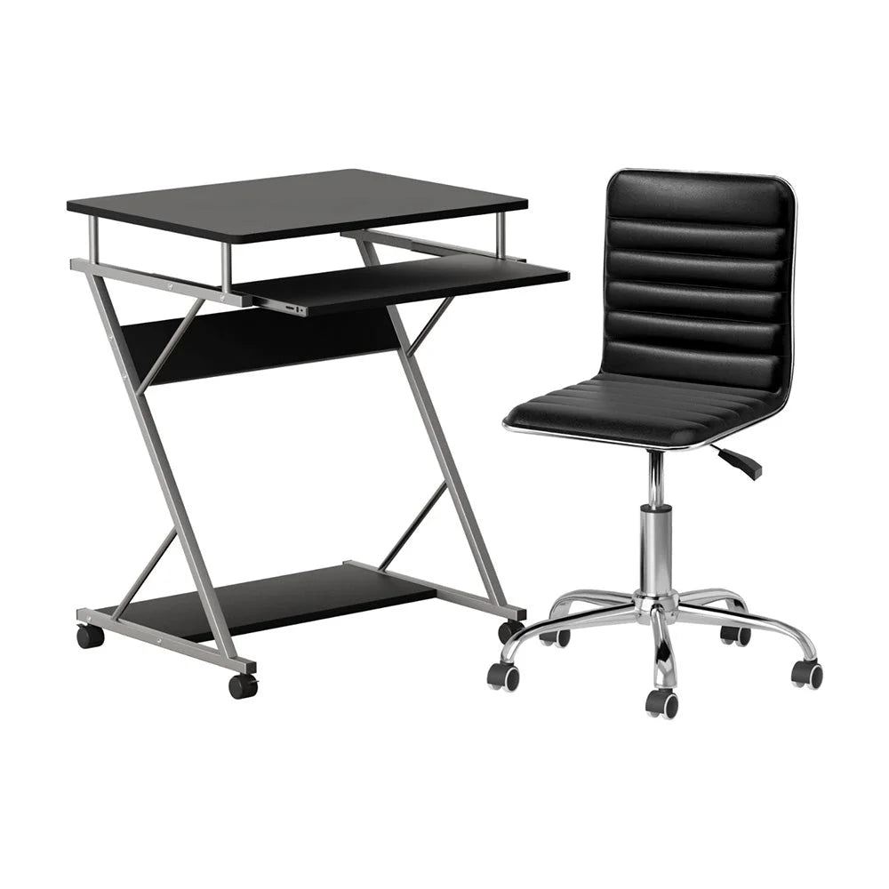Artiss Computer Desk Office Chair Set Desks with Keyboard