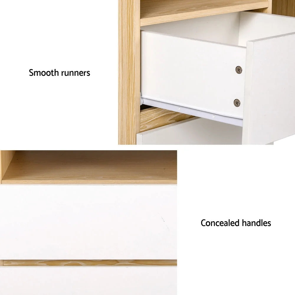 Artiss Computer Desk Office Study Desks Table Bookshelf