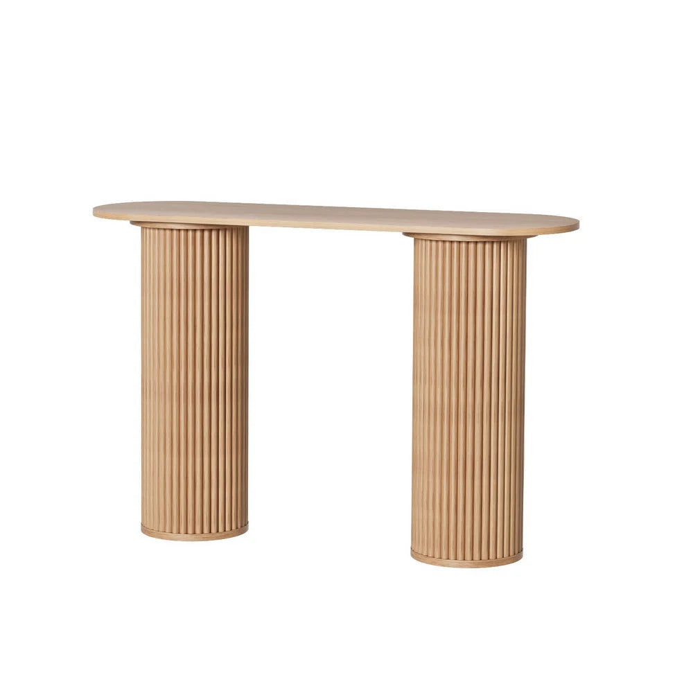 Table with console oval pine blake living