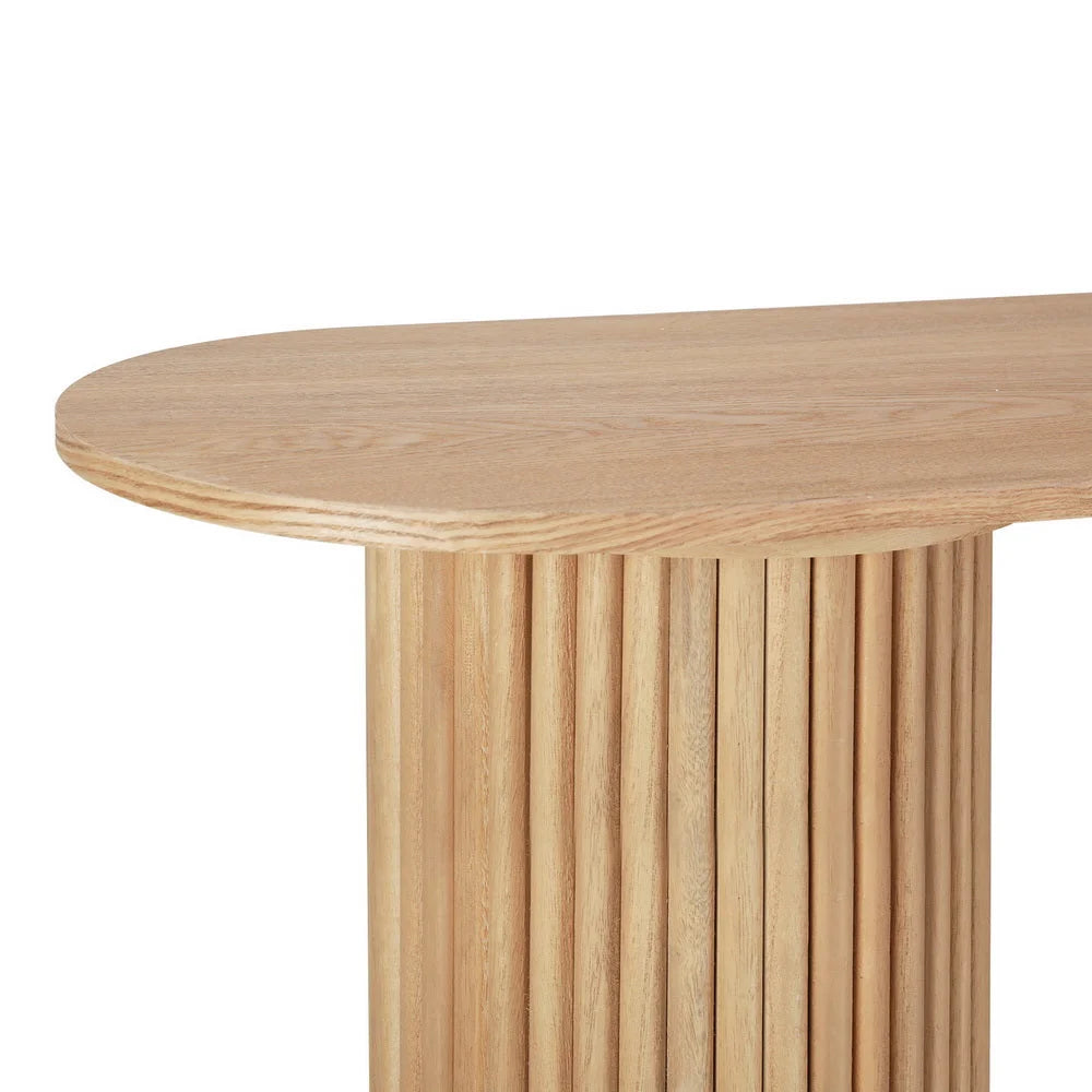 Table with console oval pine blake room