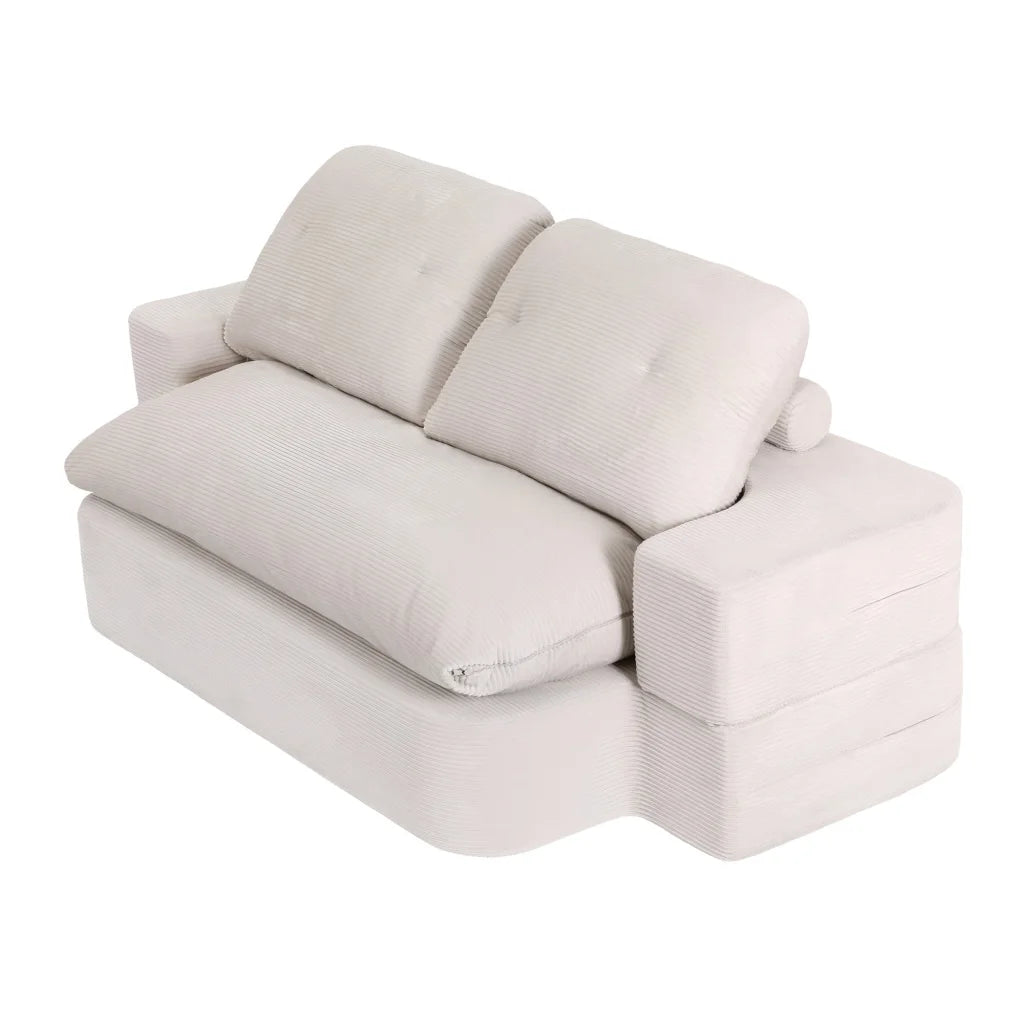 Convertible Folding Sofa Bed 30D High Density Foam Boneless