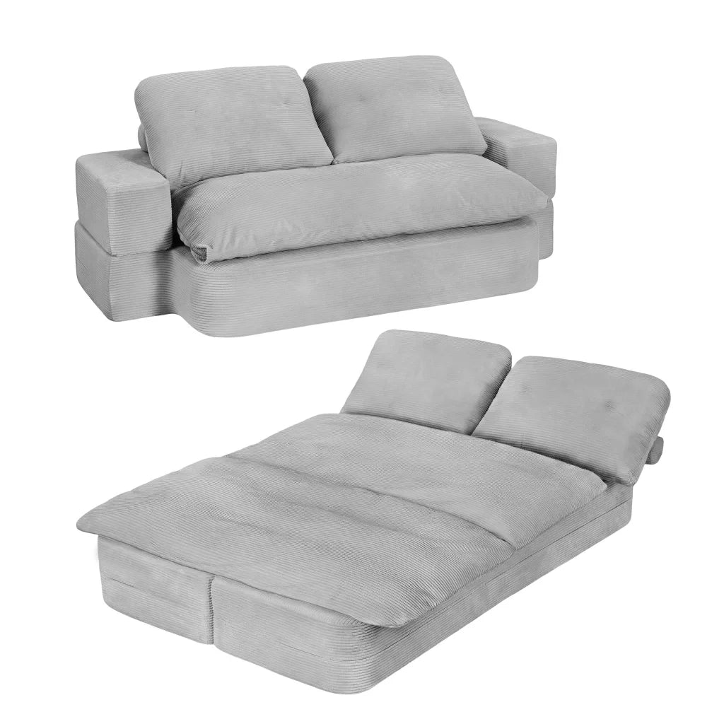 Artiss Convertible Folding Sofa Bed 30D High-Density Foam