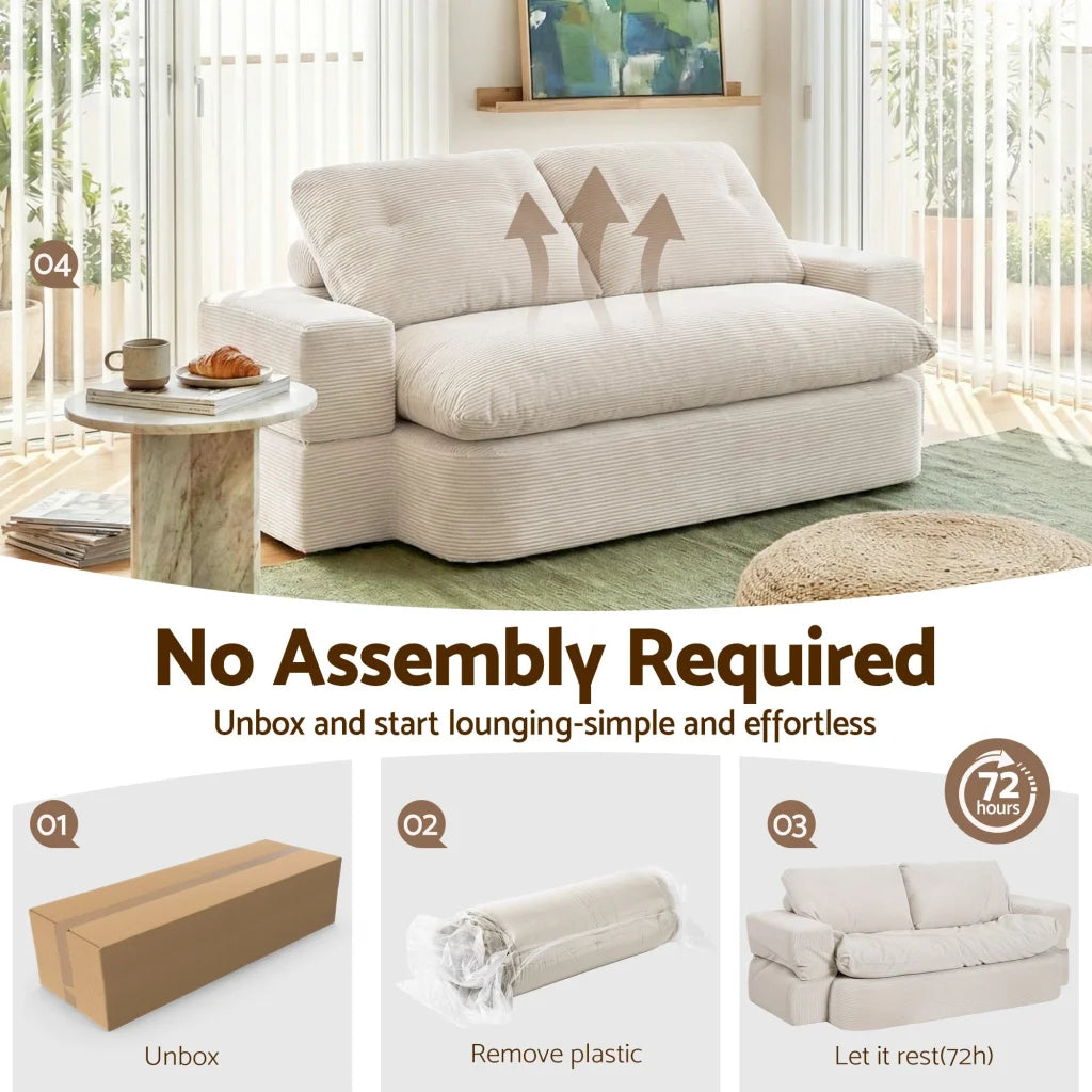 Convertible Folding Sofa Bed 30D High Density Foam