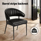 Dining chairs set with hollow armchair surface kitchen