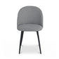 Artiss Dining Chairs Set of 2 Linen Solid Curved