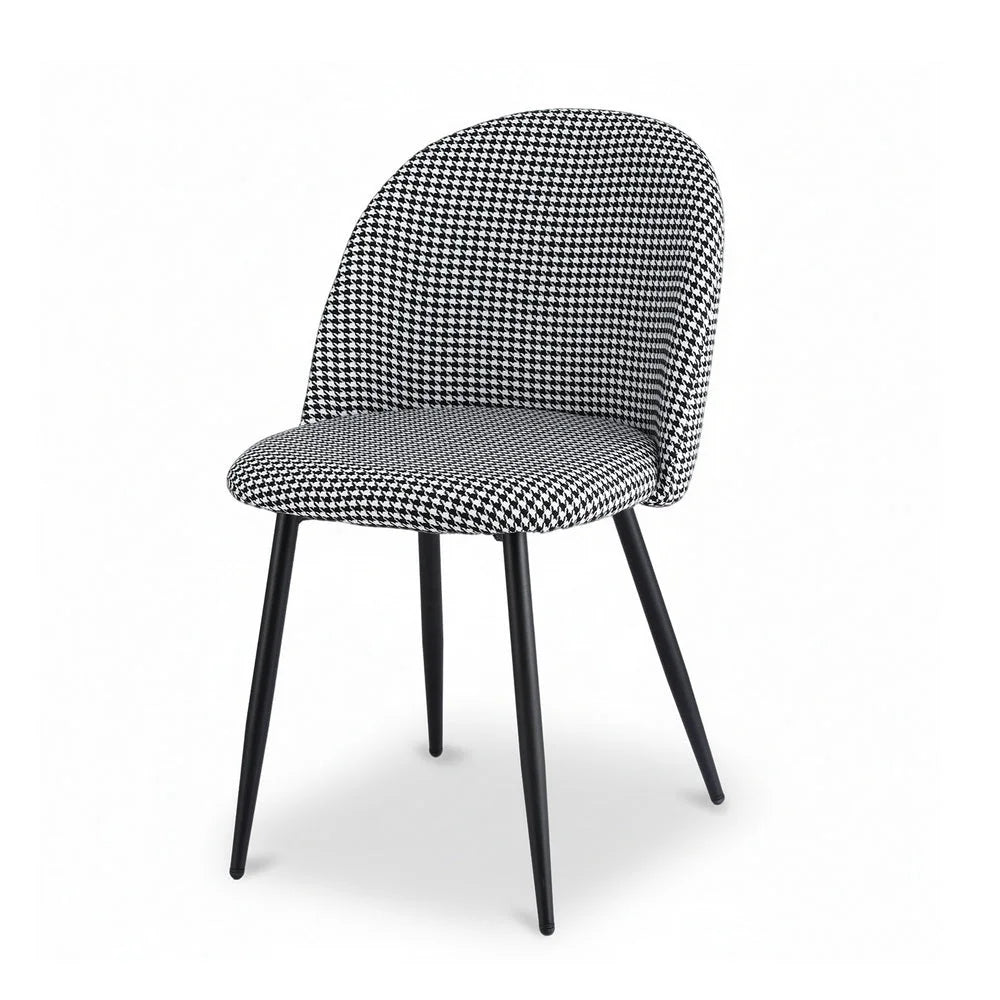 Artiss Dining Chairs Set of 2 Linen Solid Curved