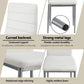Dining Chairs Set of 4 Leather Channel Tufted