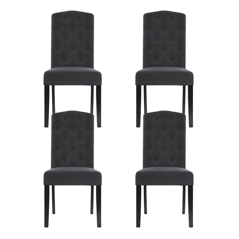 Dining chair with chairs linen parsons dark