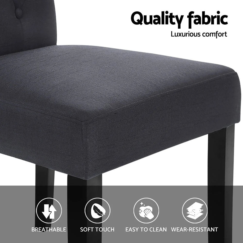 Dining chair with chairs linen parsons dark kitchen