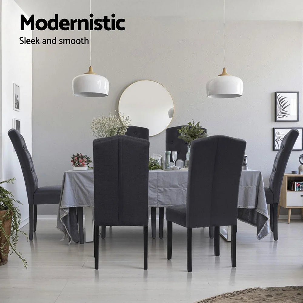 Dining chair with chairs linen parsons dark room
