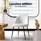 Artiss Dining Chairs Set of 4 Sherpa Boucle White product listing photo