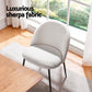 Artiss Dining Chairs Set of 4 Sherpa Boucle White catalogue photo from Home My Garden