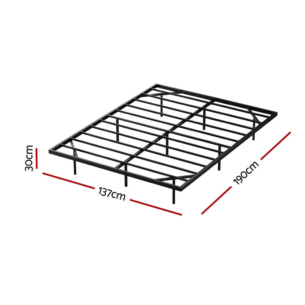 Artiss Double Bed Frame,Floating Metal Bed Frame with Smart