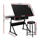 Black desk for study or home office workspaces