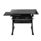 Desk with drawing stool drafting table
