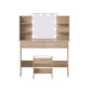 Artiss Dressing Table Set Stool 10 Led Bulbs Wood