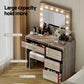 Dressing table set with boxed accessories and matching pieces