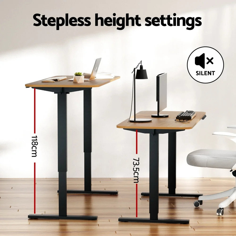 Electric Standing Desk 140cm Adjustable Height