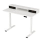 Shelf Electric Standing Dual Motor Office Desk Table