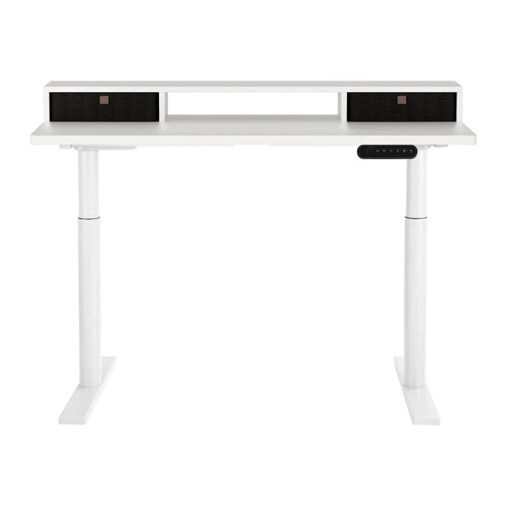 Artiss Electric Standing Desk with Storage Rack Shelf