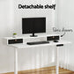 Artiss Electric Standing Desk with Storage Rack Shelf