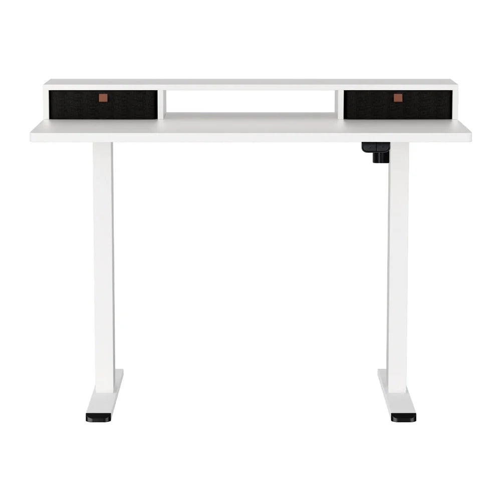 Artiss Electric Standing Desk with Storage Shelf Drawer