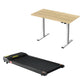 120cm standing desk with adjustable worktop and steel base