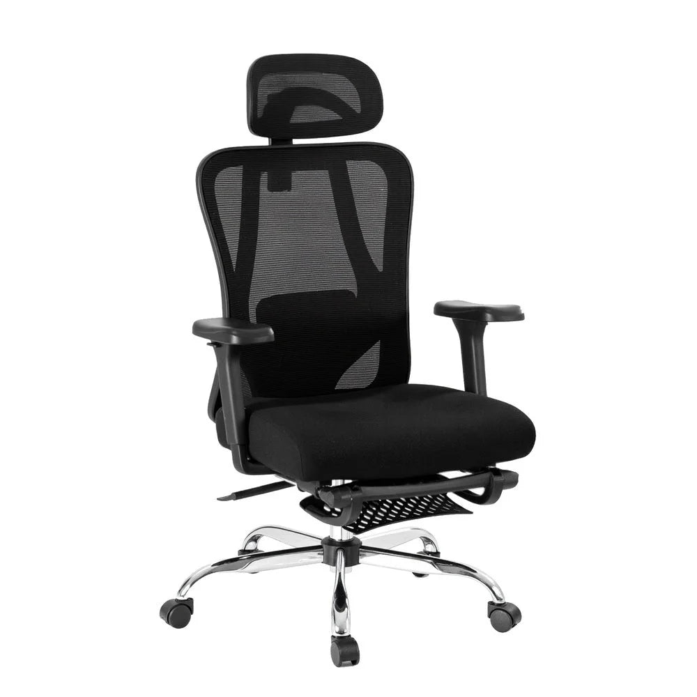 Artiss Ergonomic Mesh Office Chair Black - Furniture >