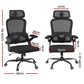 Artiss Ergonomic Office Chair Mesh Chairs Black - Furniture