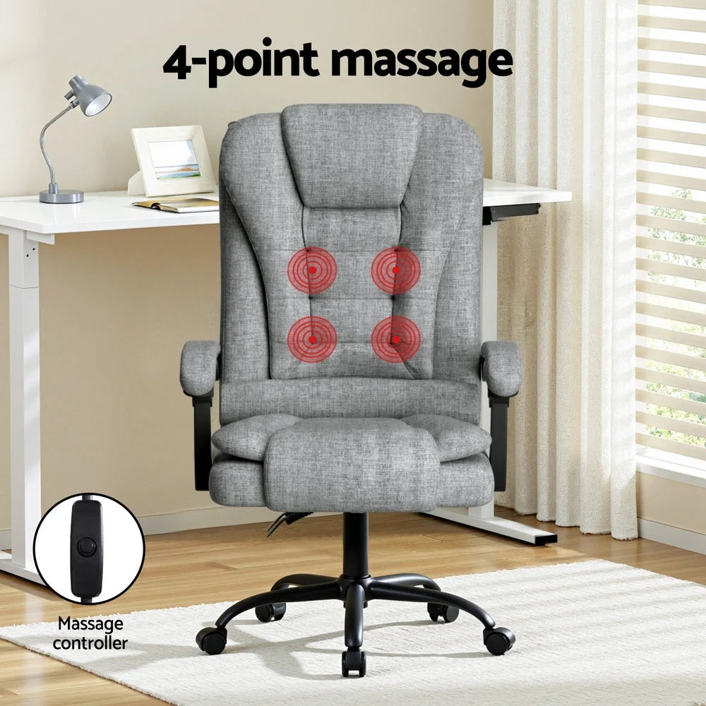 Artiss Executive Office Chair 4-Point Massage Adjustable