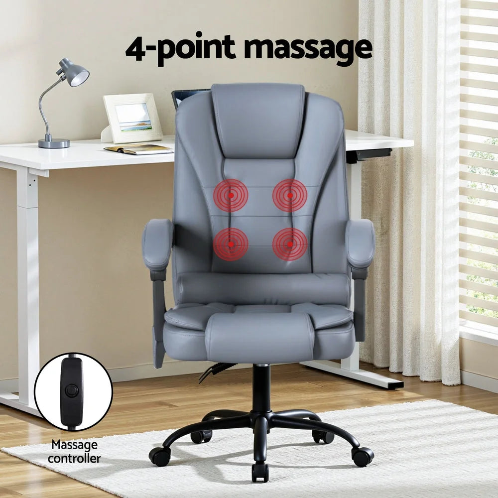 Artiss Executive Office Chair 4-Point Massage Adjustable