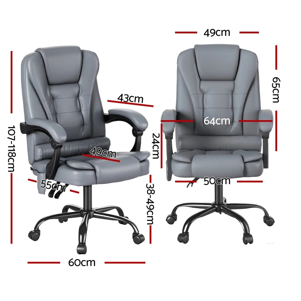Artiss Executive Office Chair 4-Point Massage Adjustable