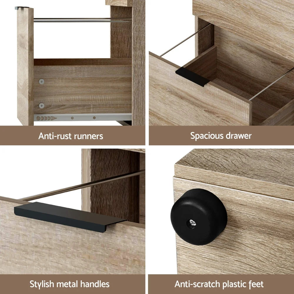 Artiss Filing Cabinet Files Storage Office Shelves File