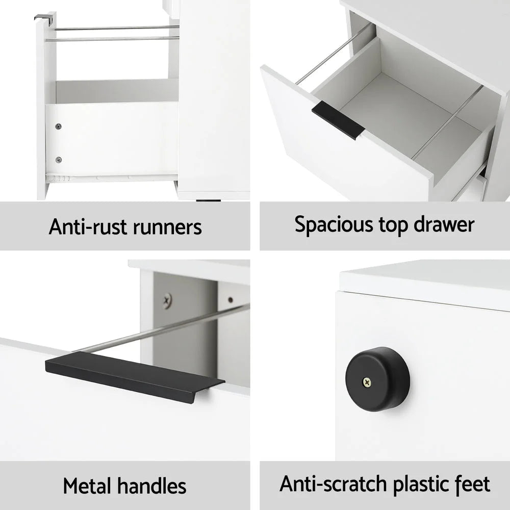 Artiss Filing Cabinet Files Storage Office Shelves File