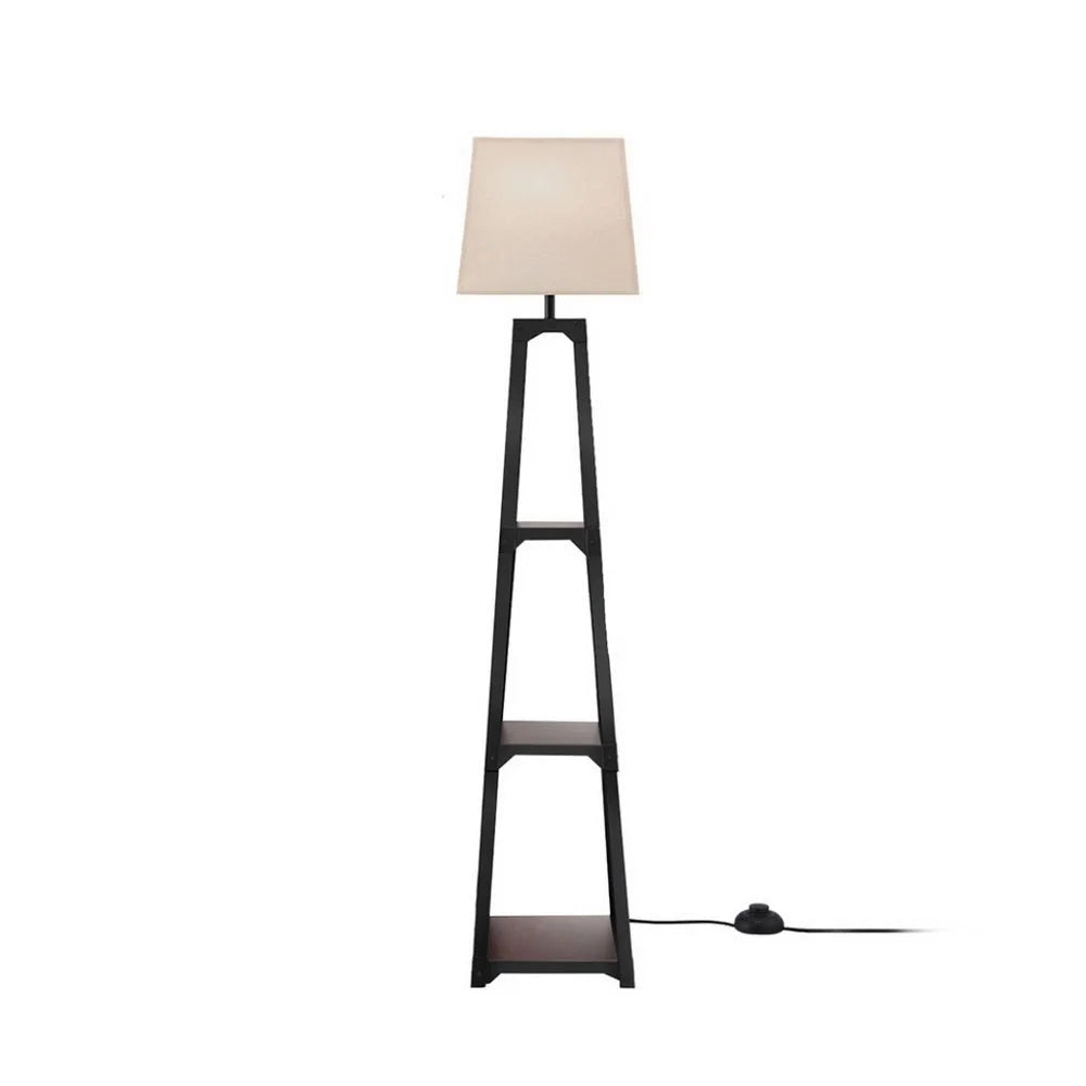 Artiss Floor Lamp 3 Tier Shelf Storage LED Light Stand Home