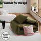 Floor lounge sofa with component details and storage context