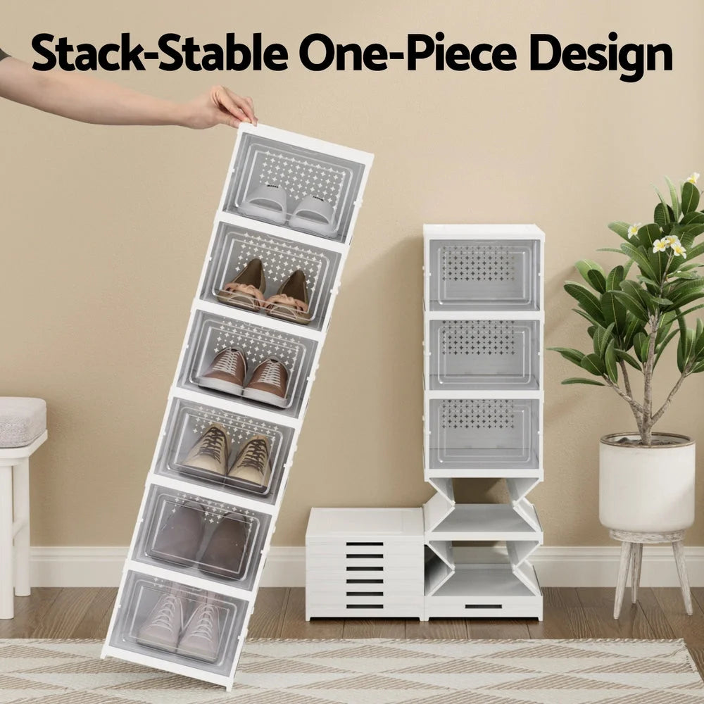 Foldable Shoe Rack Organizer Six Tier