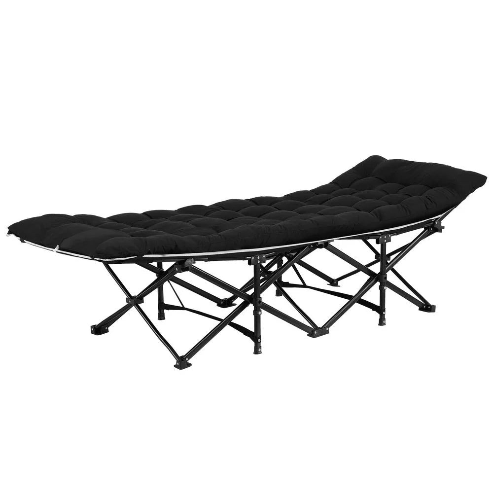 Black 185cm mattress for bedroom sleeping setup