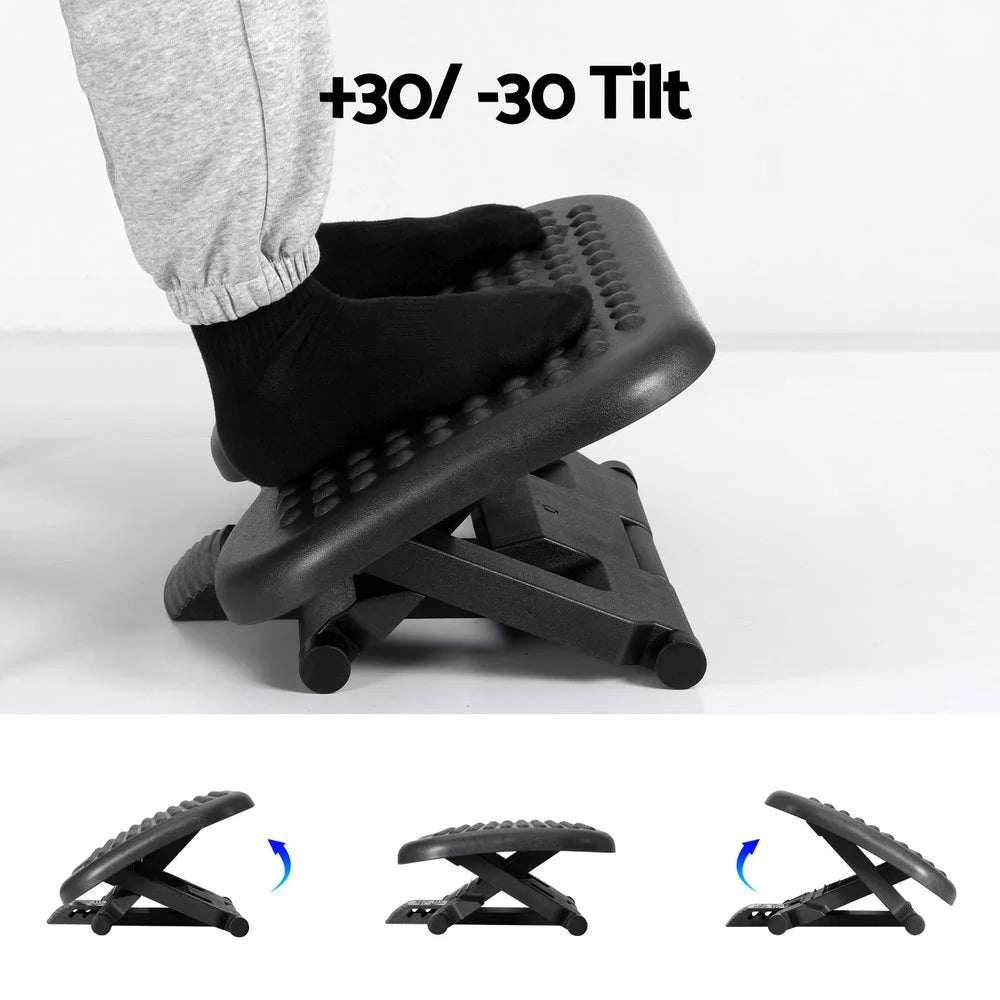 Foot Rest Stool Office Under Desk Adjustable Footrest