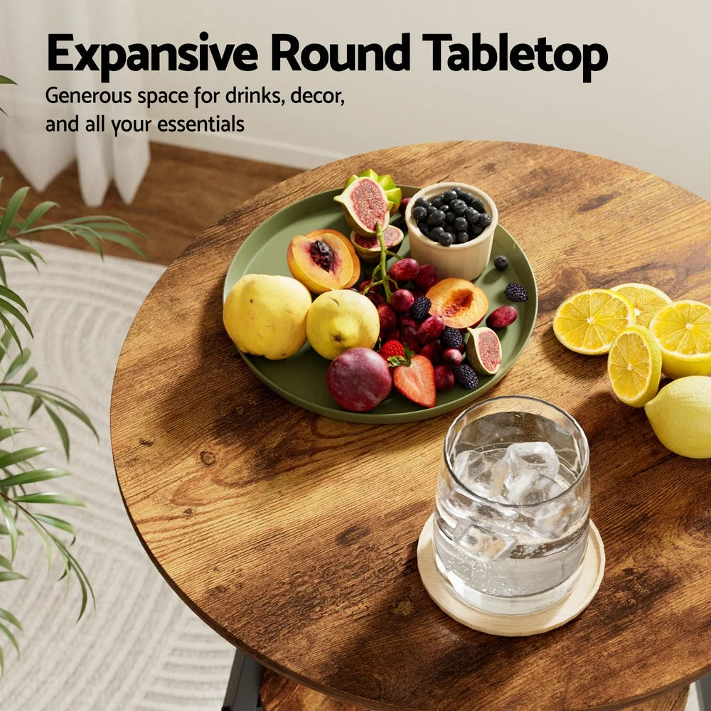 Steel bar table set with pub table top and stool pair