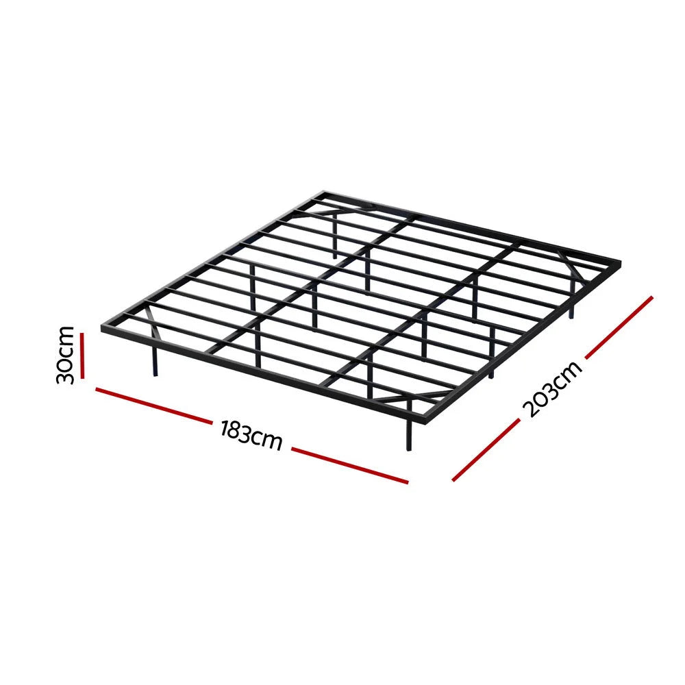 Artiss King Bed Frame,Floating Metal Bed Frame with Smart