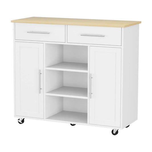 White 100cm storage cabinet for organised household storage