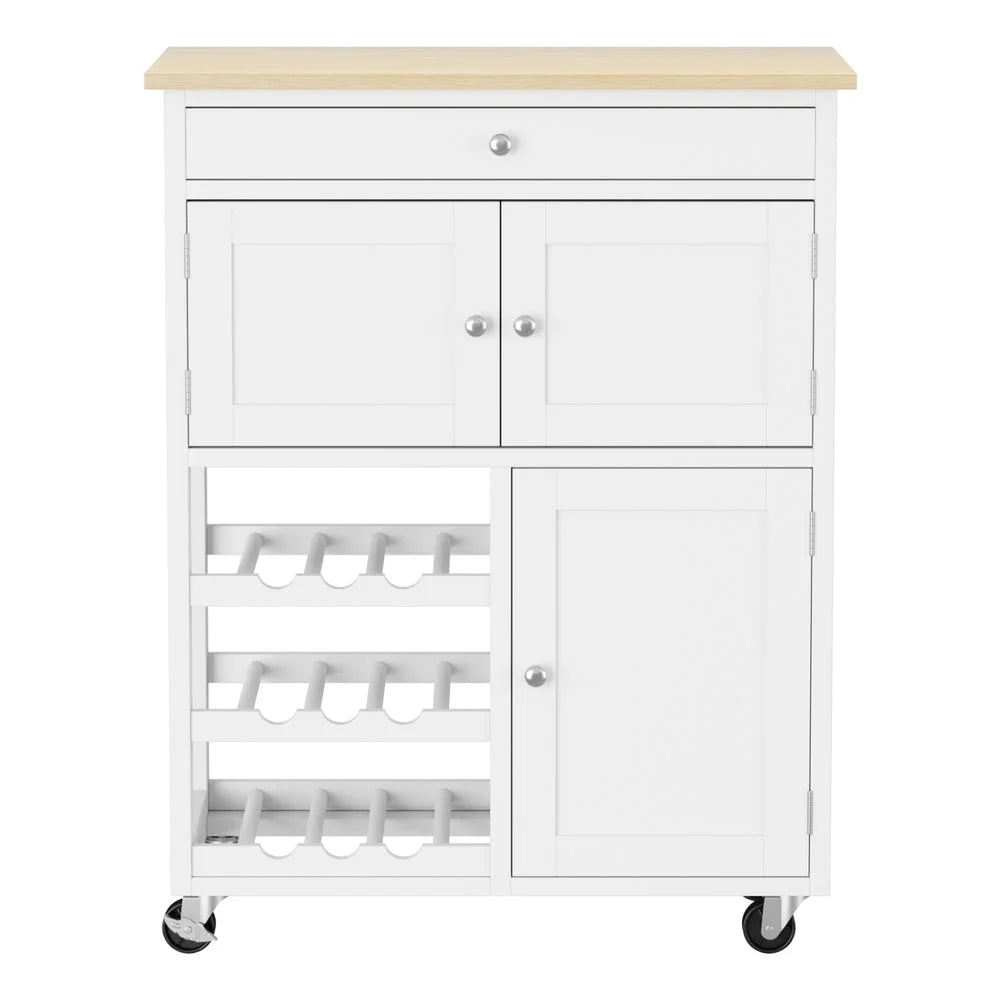 Kitchen island trolley rolling cart