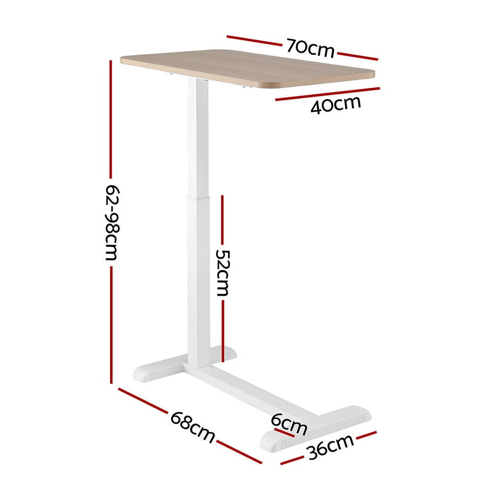 70cm desk with tabletop and support frame
