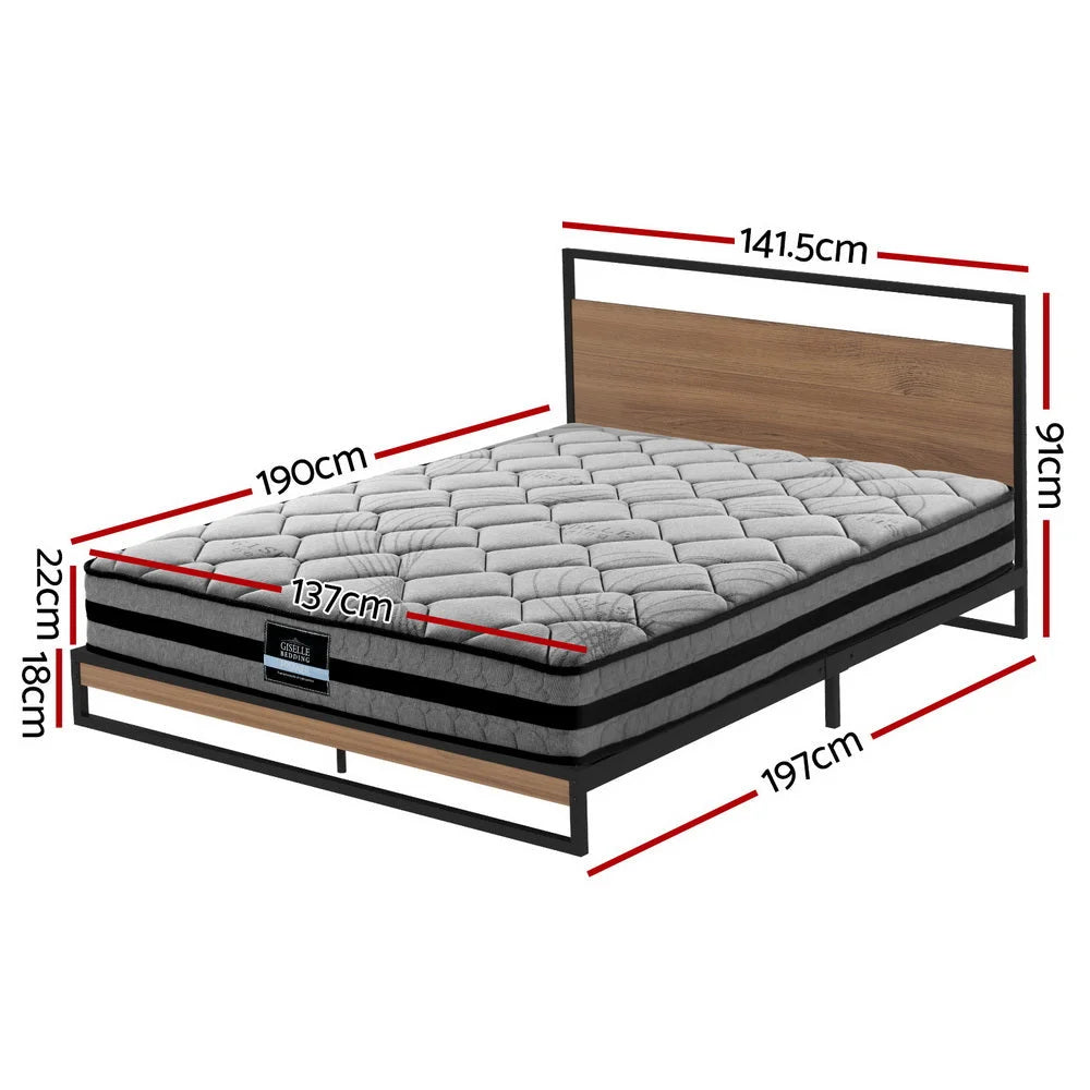 Artiss Metal Bed Frame Double Size Beds Platform