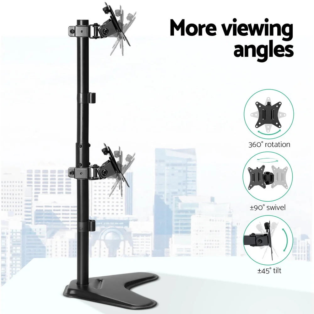 Artiss Monitor Arm Stand Dual Mount HD LED TV Bracket